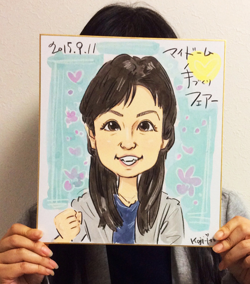 似顔絵をかいてもらう.jpg